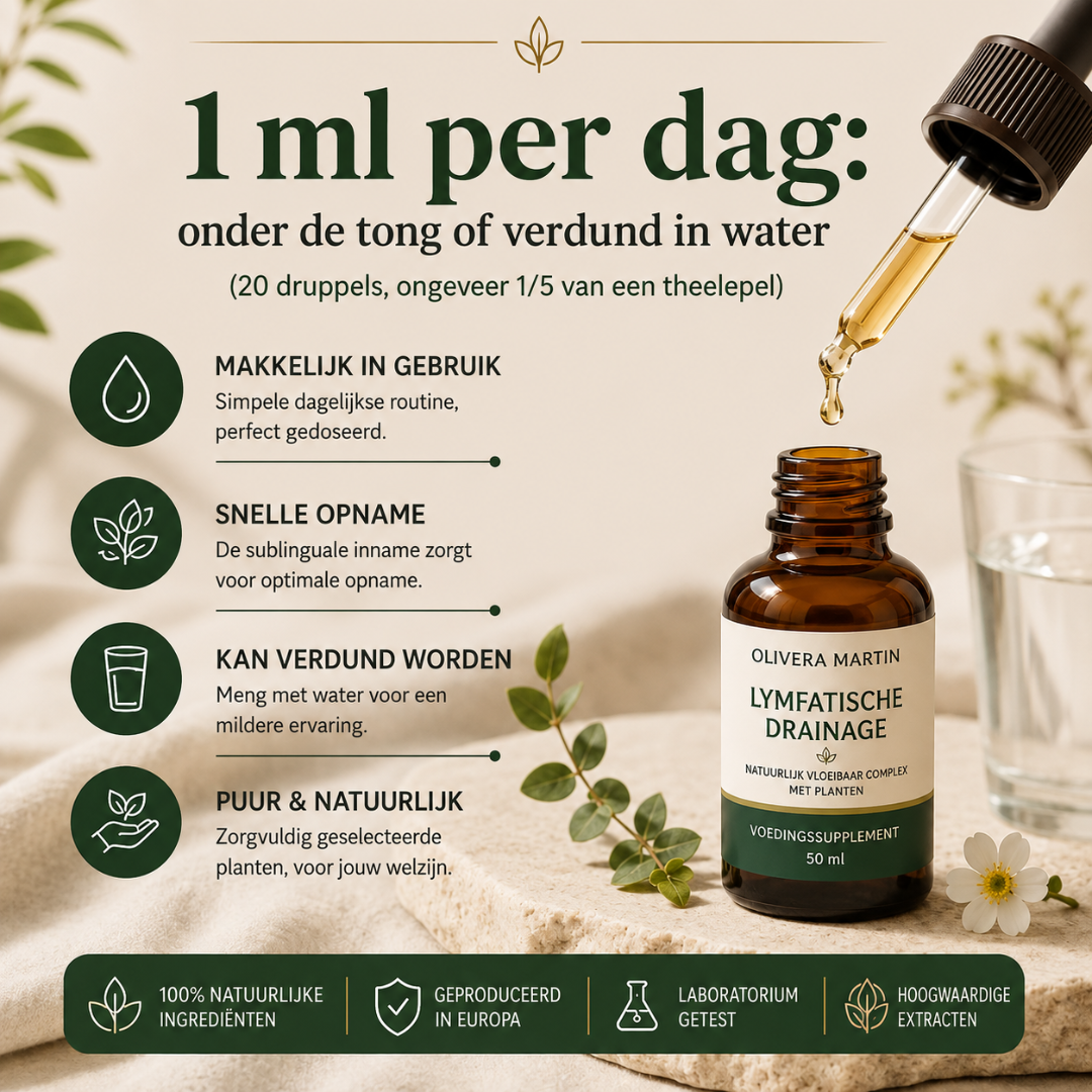 Olivera Martin® | Druppels voor Vochtbalans – 100% Natuurlijk