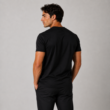 AV | Black Mercerized T-shirt