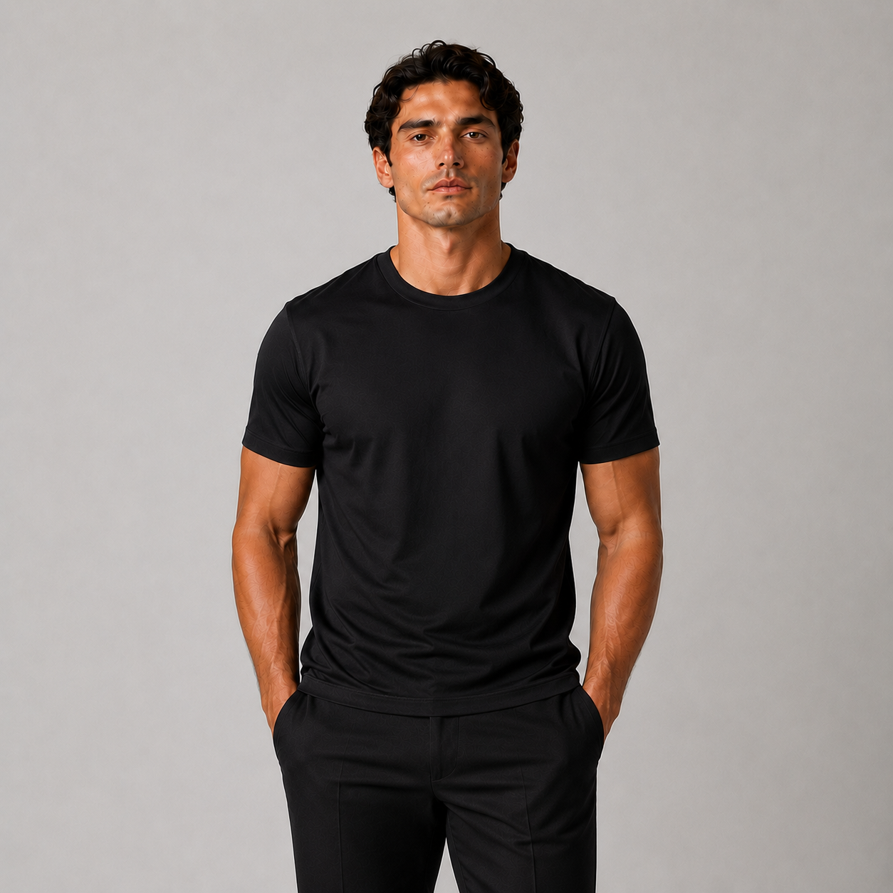 AV | Brown Mercerized T-shirt