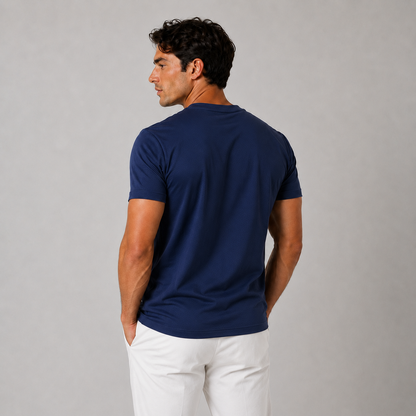 AV | Blue Mercerized T-shirt