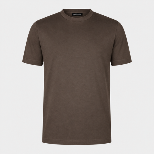 AV | Brown Mercerized T-shirt