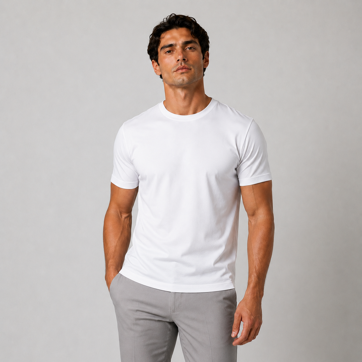 AV | Brown Mercerized T-shirt