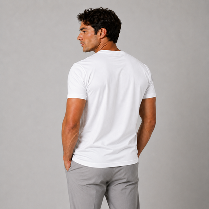 AV | White Mercerized T-shirt
