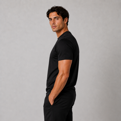 AV | Black Mercerized T-shirt